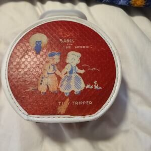 Vintage TINY TRIPPER Jack be Nimble Nursery Rhyme Luggage Suite Case doll